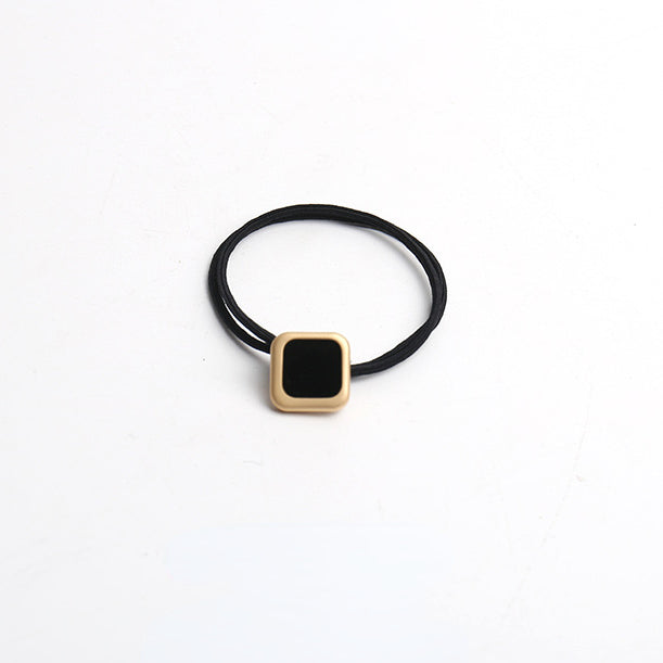 Elastic double strand hair tie