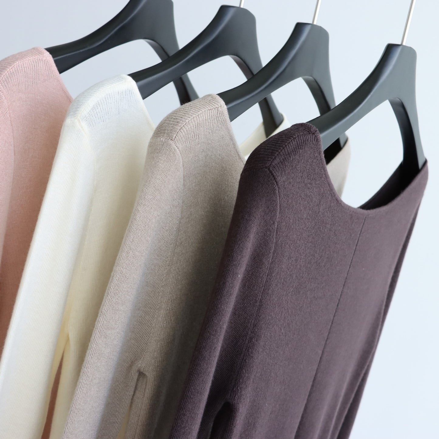 Boat Neck Wool-Blend Knit Top | 9 Colors