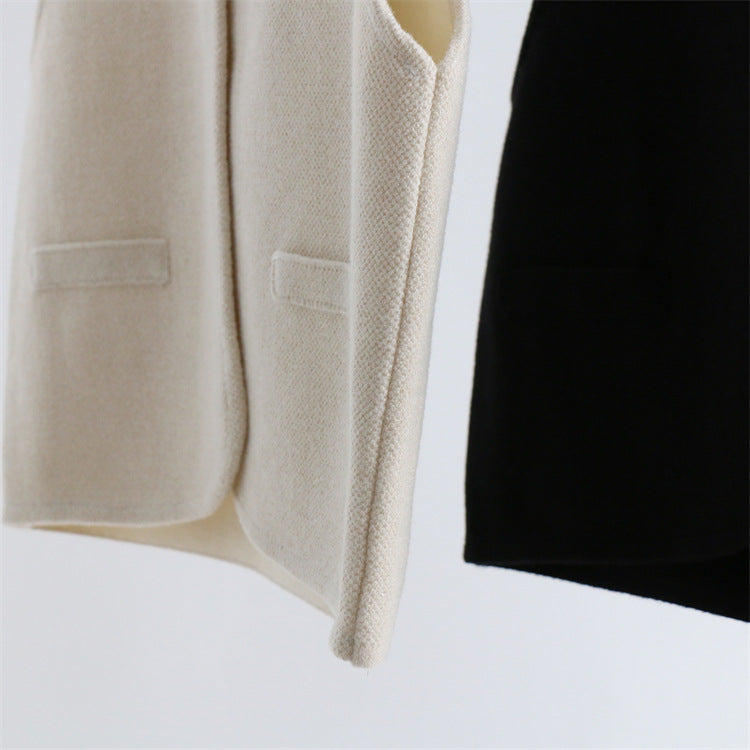 Wool Blend Sleeveless Knit Top | 3 Colors