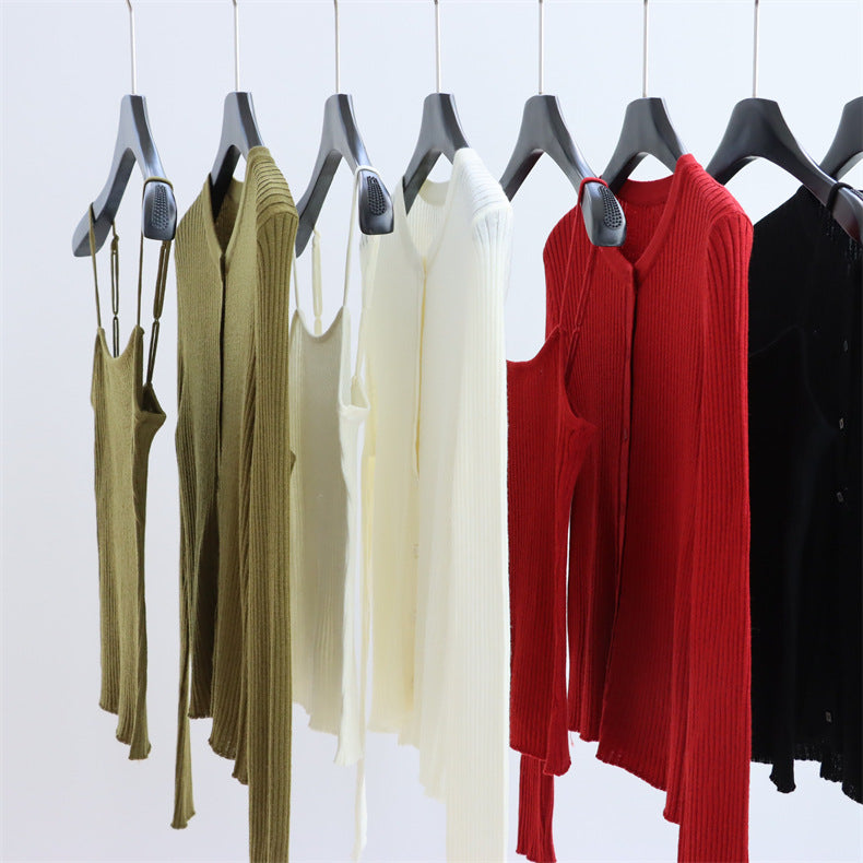 Two-Piece Knit Cardigan & Cami Set | 8 Colors