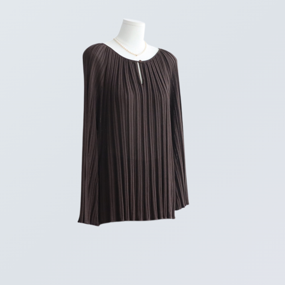 Pleated Lyocell Knit Top | 5 Colors