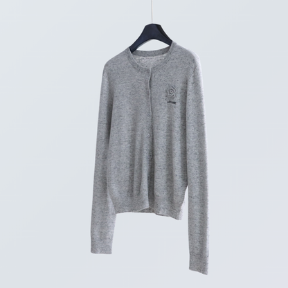 Loose Fit Wool Blend V-Neck Knit Cardigan | 4 Colors