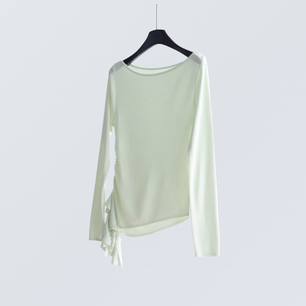 Lyocell Boat Neck Knit Top | 8 Colors