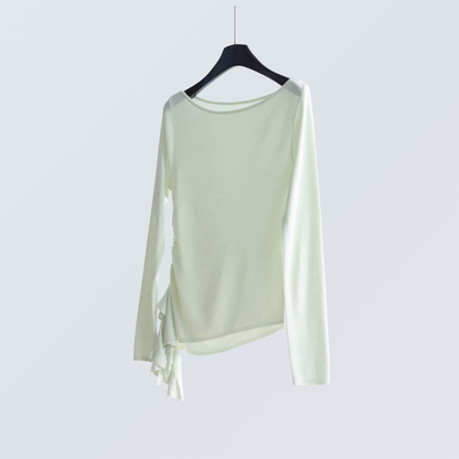 Lyocell Boat Neck Knit Top | 8 Colors