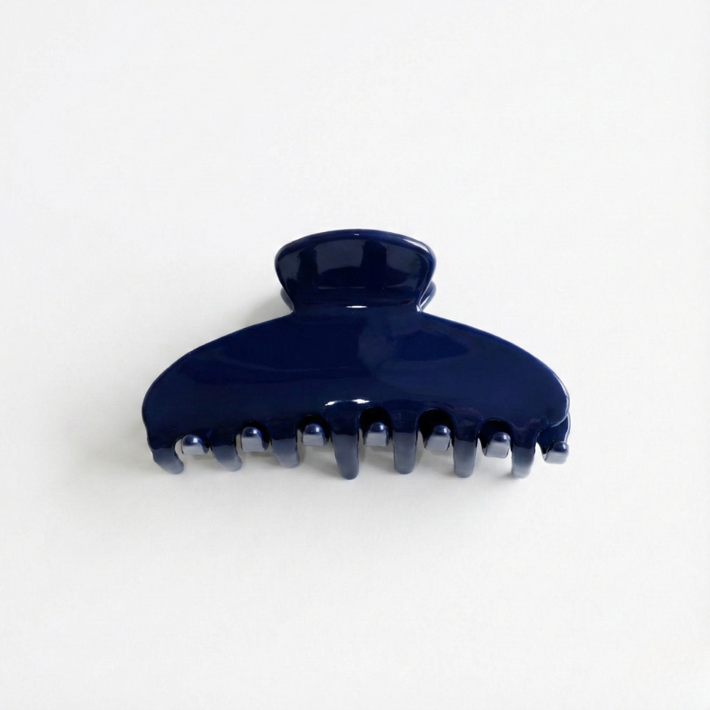 Navy Blue Hair Claw Clip | Large