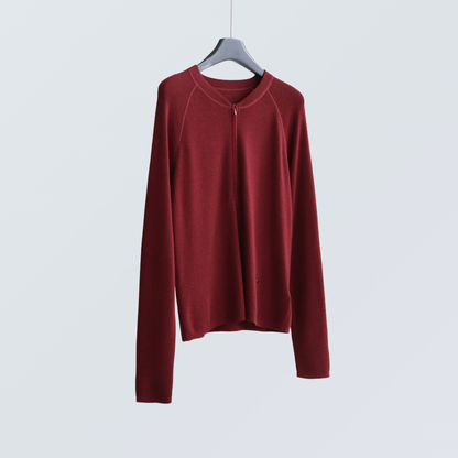 Wool Blend Half-Zip Pullover Knit Top | 4 Colors