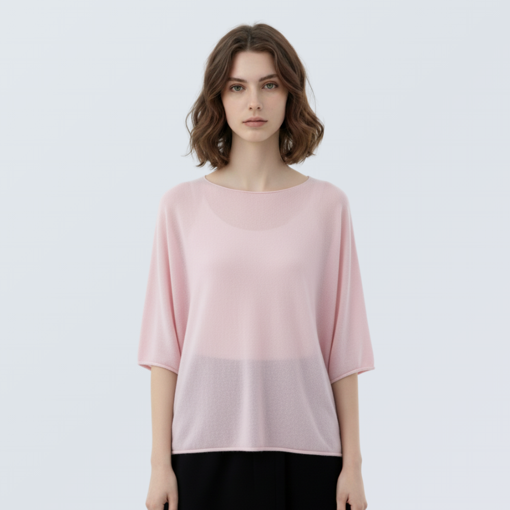 Wide-Sleeve Boat Neck Knit Top | 9 Colors