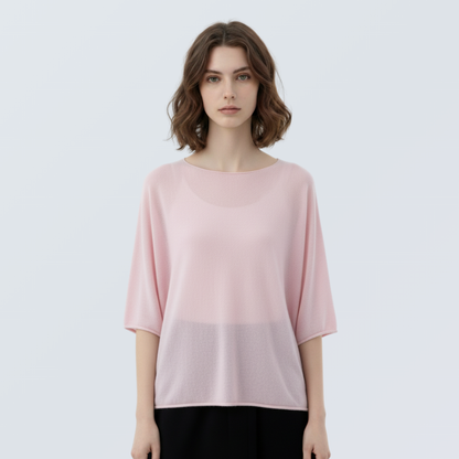 Wide-Sleeve Boat Neck Knit Top | 9 Colors