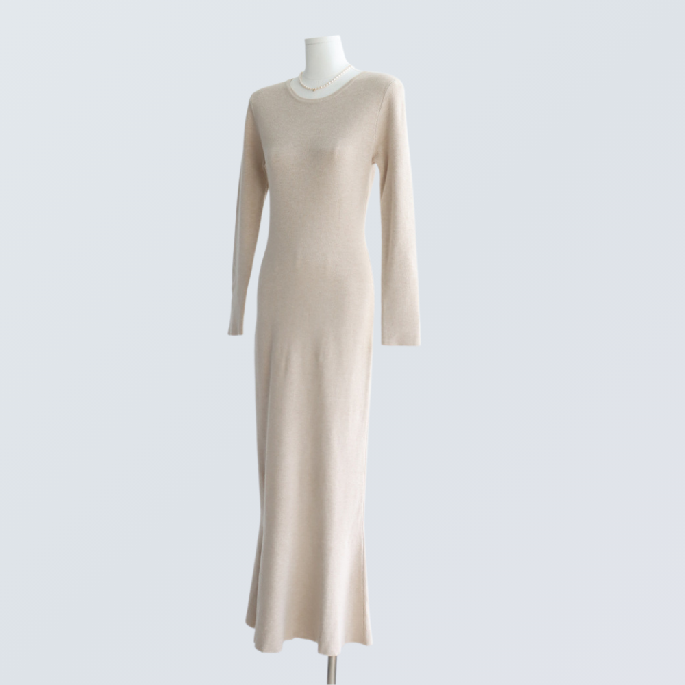 Modal Knit Flared Maxi Dress | 5 Colors