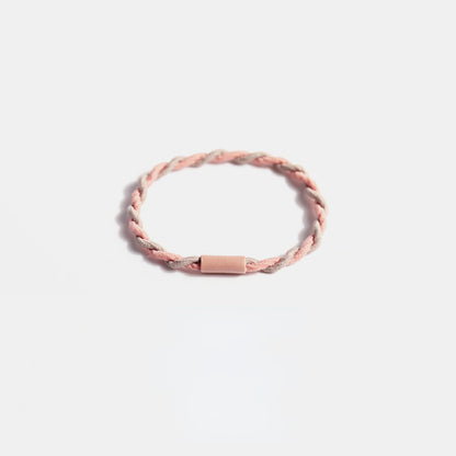 Colorful double strand hair tie