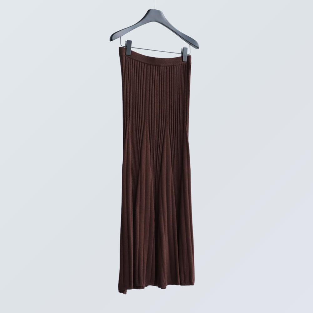 Ribbed Knit Wool Blend A-Line Dress| 7 Colors