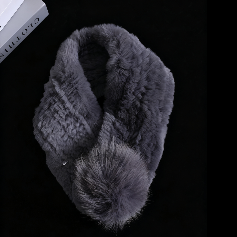 Rex Rabbit Fur Neck Warmer