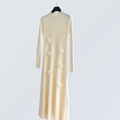 Floral Appliqué Ribbed Knit Maxi Dress | 2 Colors