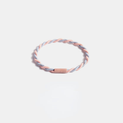 Colorful double strand hair tie