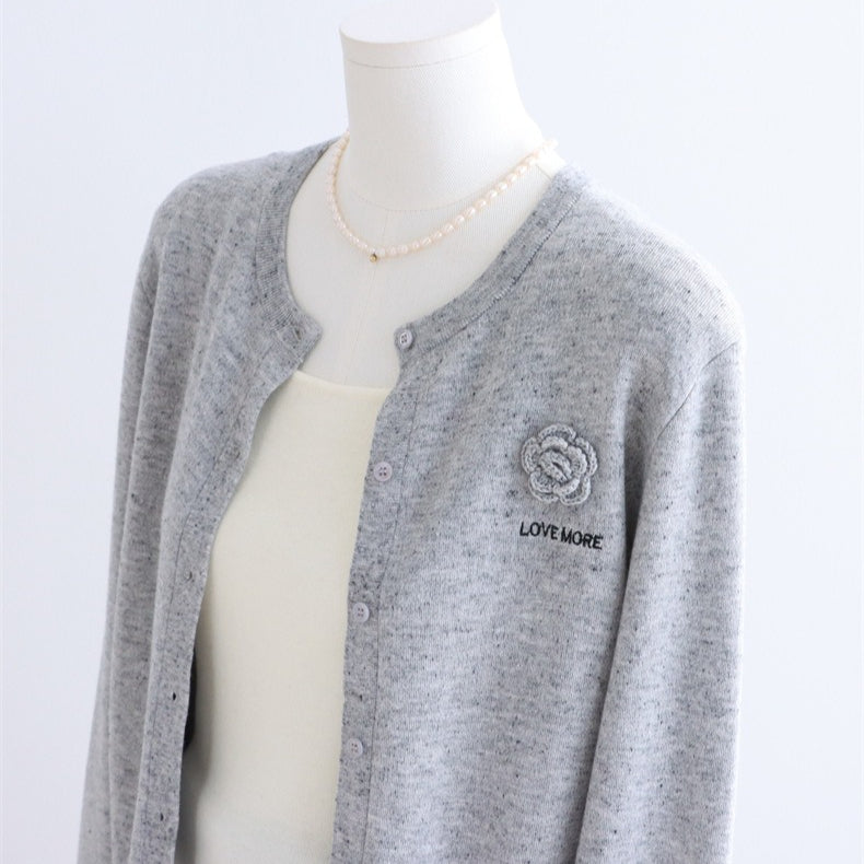 Loose Fit Wool Blend V-Neck Knit Cardigan | 4 Colors