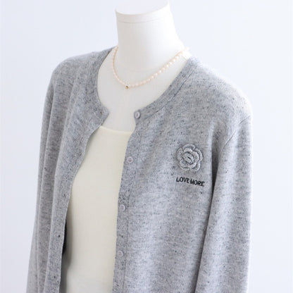 Loose Fit Wool Blend V-Neck Knit Cardigan | 4 Colors