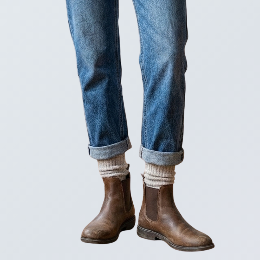 5-Pair Thermal Wool Crew Socks