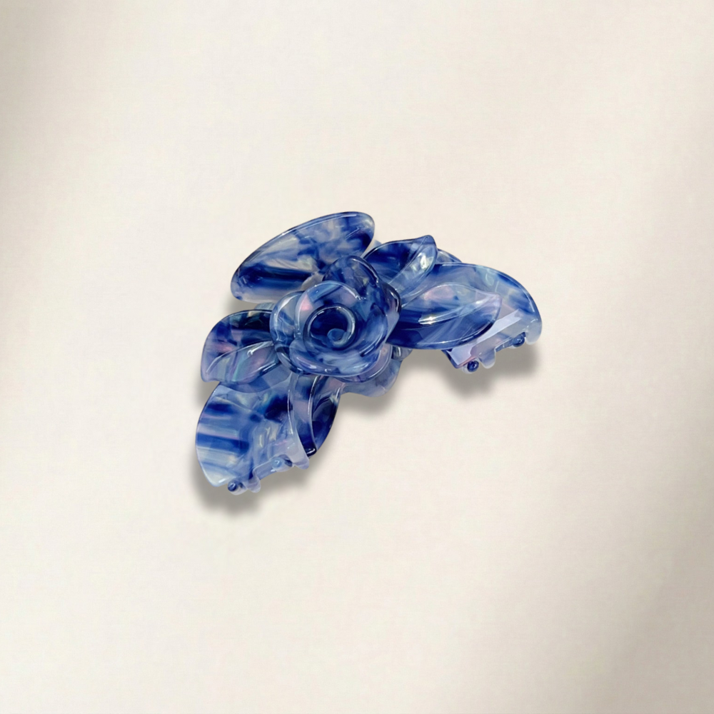 Acrylic Rose Hair Claw