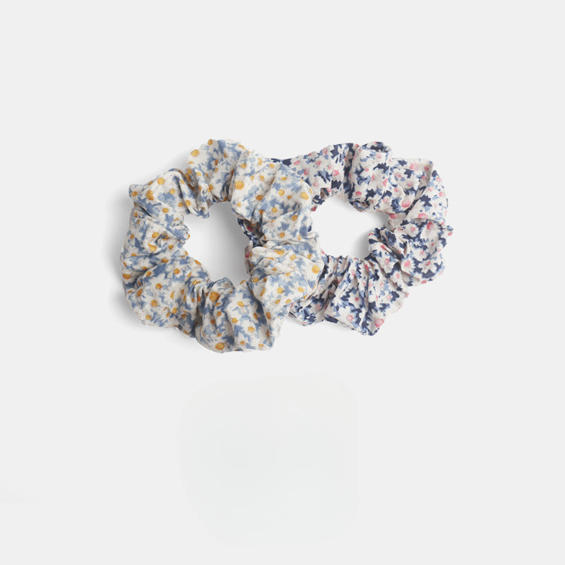 Floral fabric hair rope