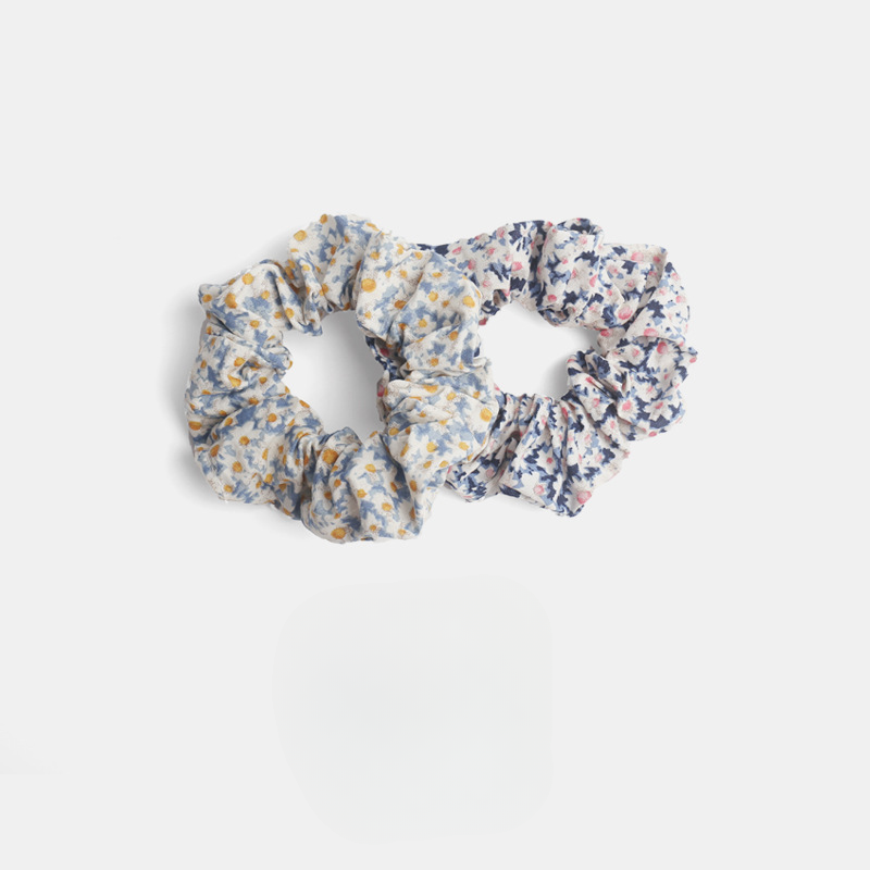 Floral fabric hair rope