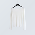 Boat Neck Wool-Blend Knit Top | 9 Colors