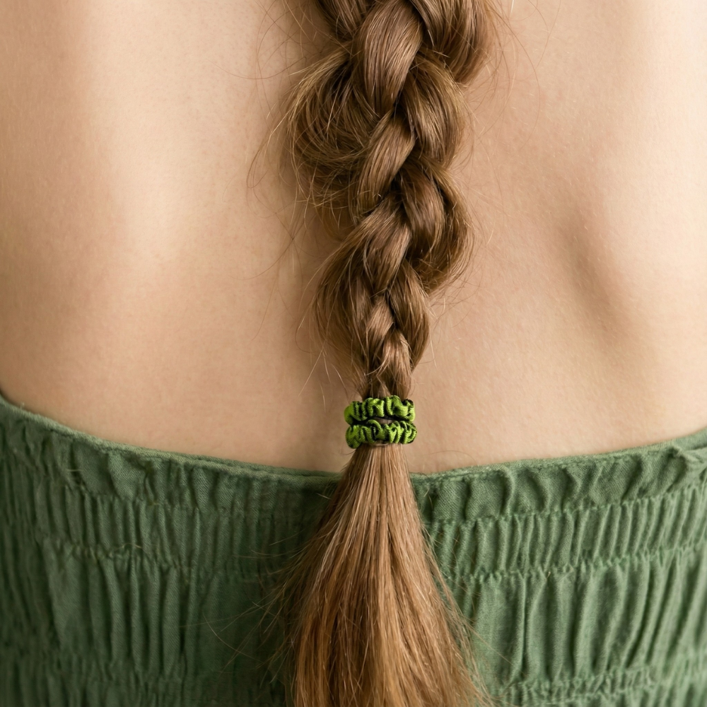 Silk Slim Hair Tie - 5 Pack | Small