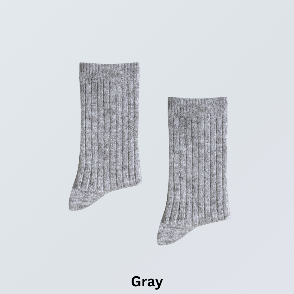 5-Pair Thermal Wool Crew Socks