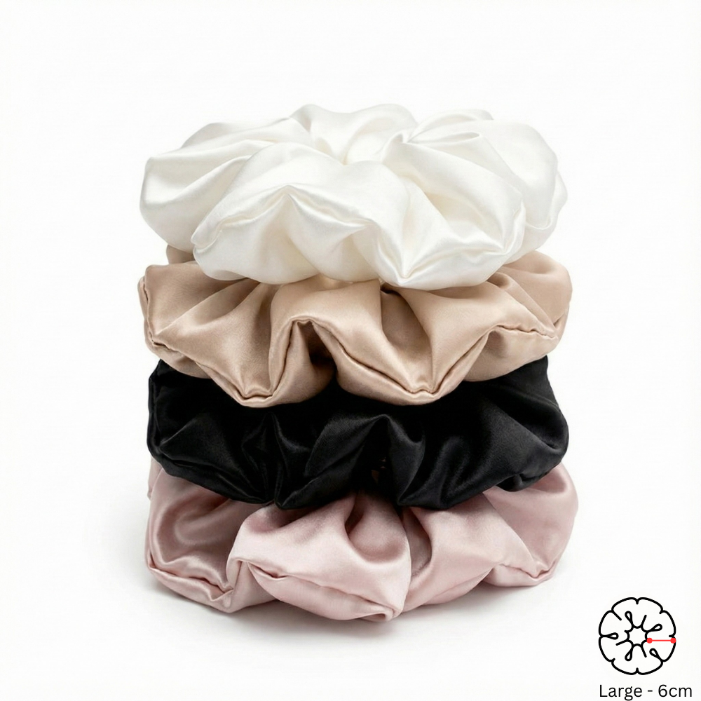 Silk Lustre Oversized Scrunchie | Large