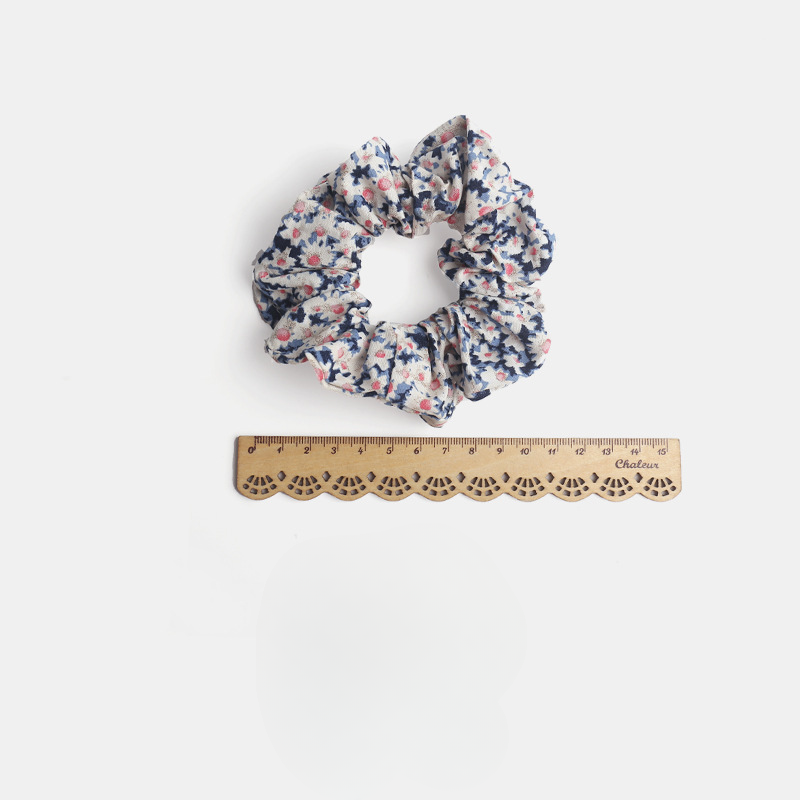 Floral fabric hair rope