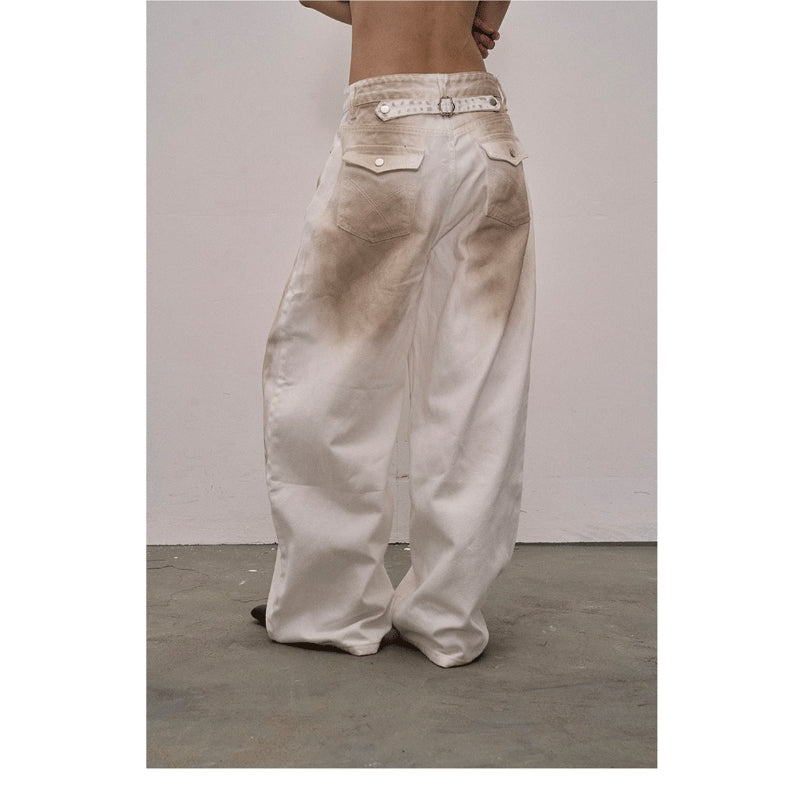 Pokiovo Wide Leg Denim Jeans