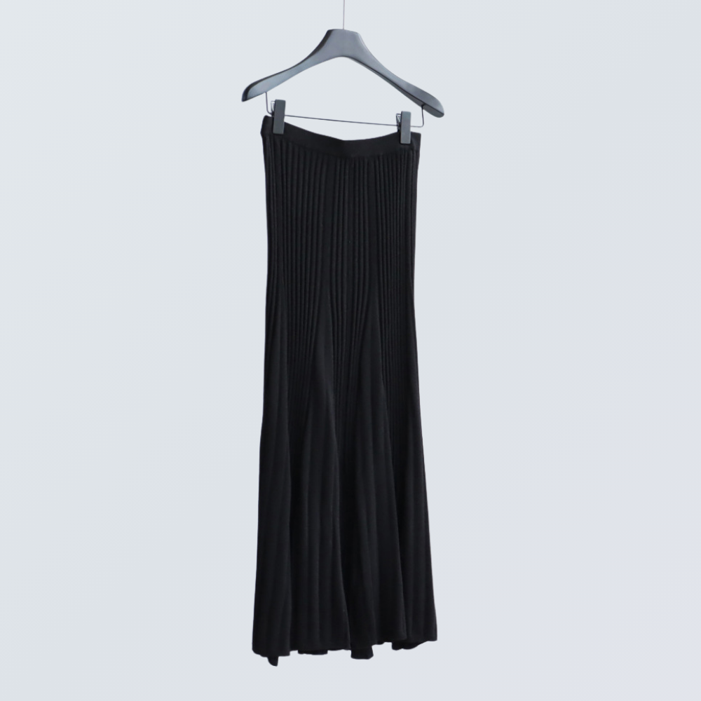 Ribbed Knit Wool Blend A-Line Dress| 7 Colors