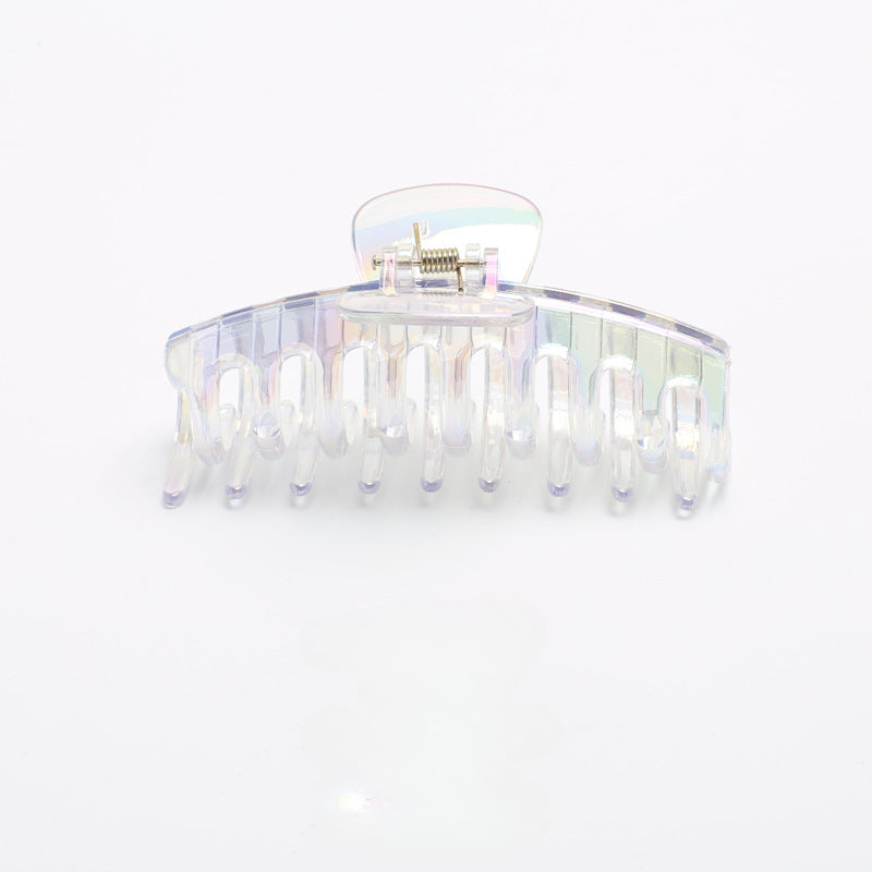 Transparent hair claw clip
