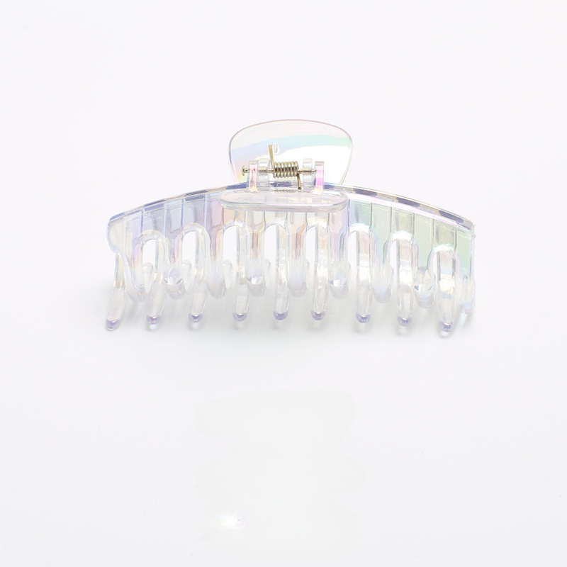 Transparent hair claw clip