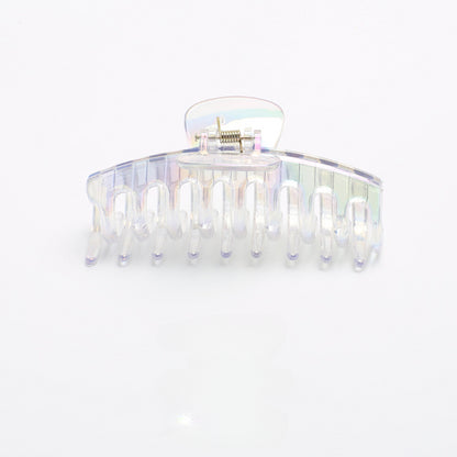Transparent hair claw clip