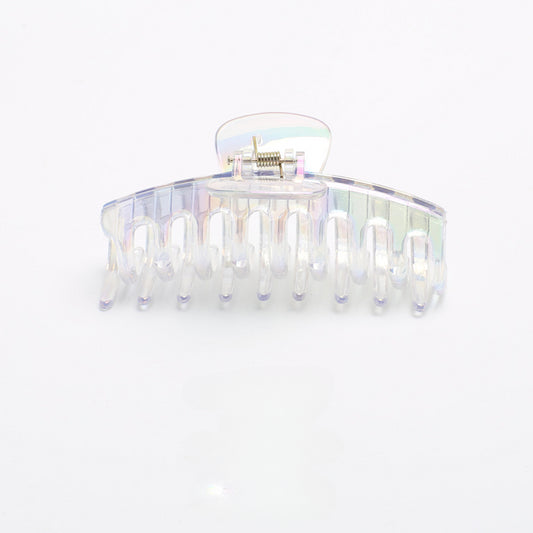 Transparent hair claw clip