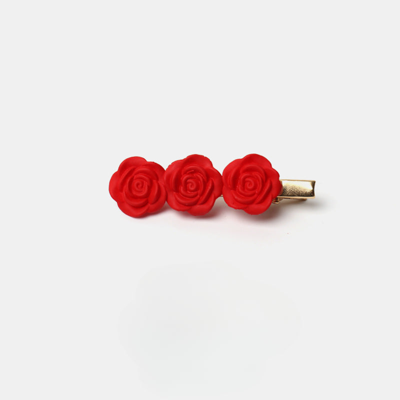 Camellia flower hair pin