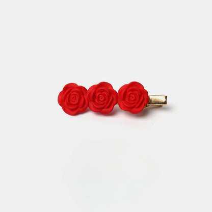Camellia flower hair pin