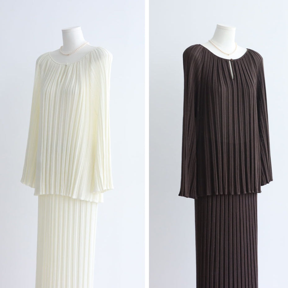 Pleated Lyocell Knit Top | 5 Colors