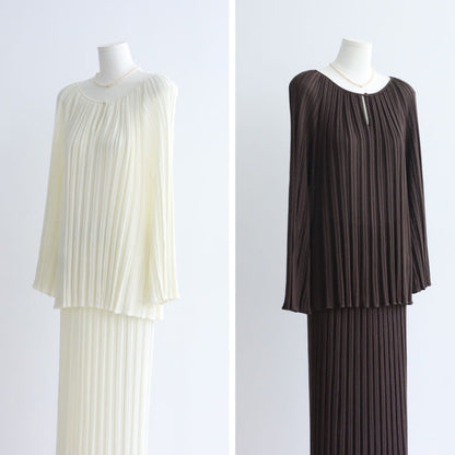 Top de punto plisado de lyocell | 5 colores 