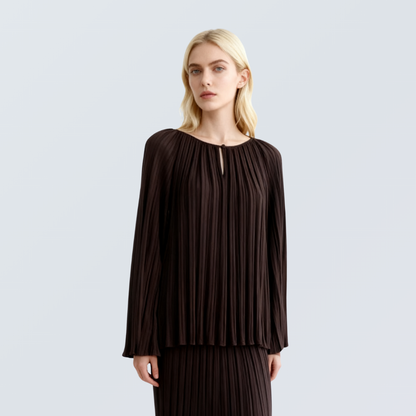 Top de punto plisado de lyocell | 5 colores 