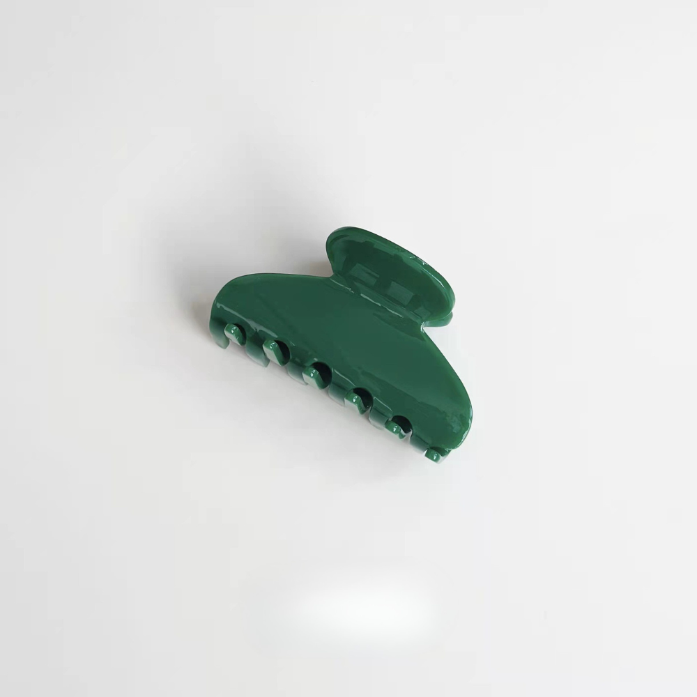 Matte Forest Green Hair Claw