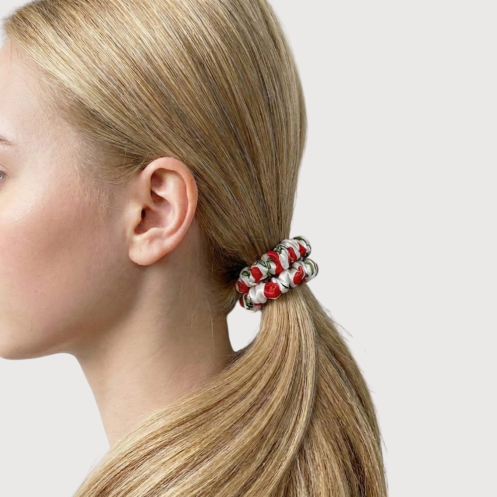 5-Piece 100% Silk Hair Tie Set