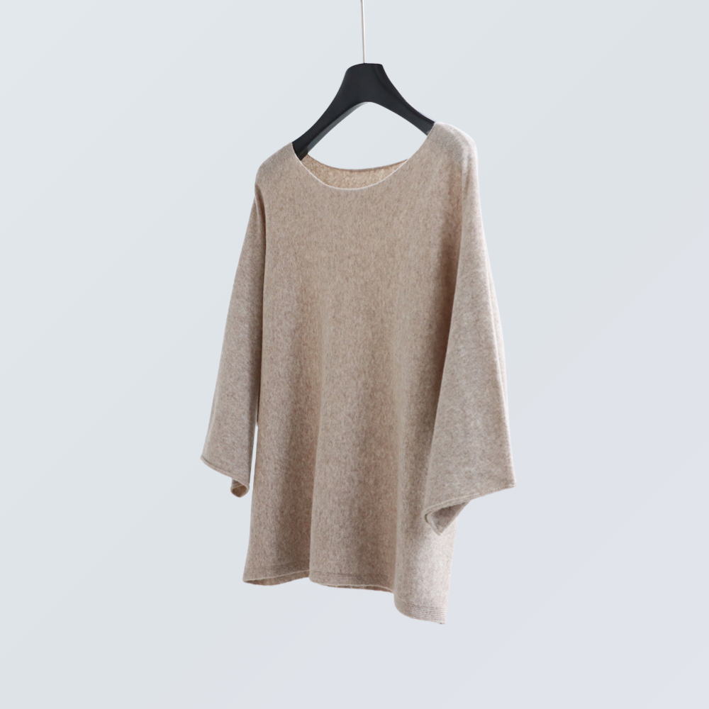 Wide-Sleeve Boat Neck Knit Top | 9 Colors