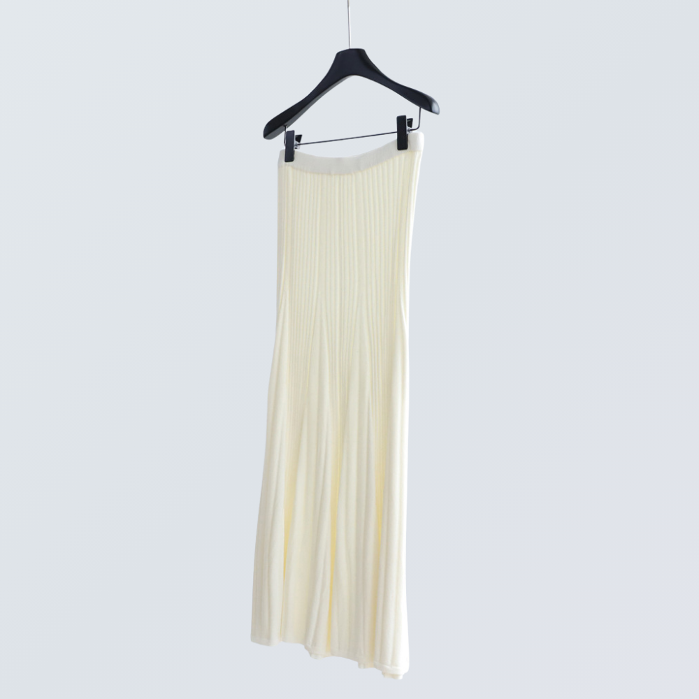 Ribbed Knit Wool Blend A-Line Dress| 7 Colors