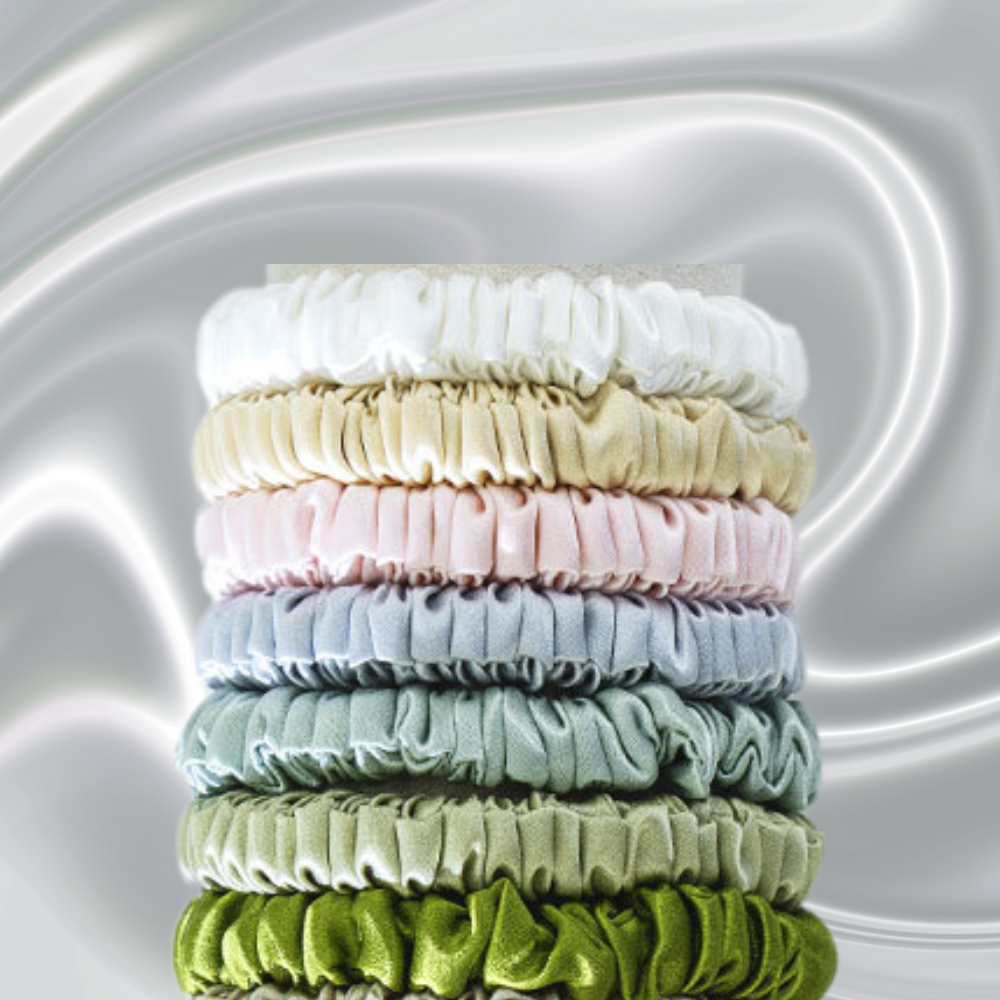 Silk Slim Hair Tie - 5 Pack | Small