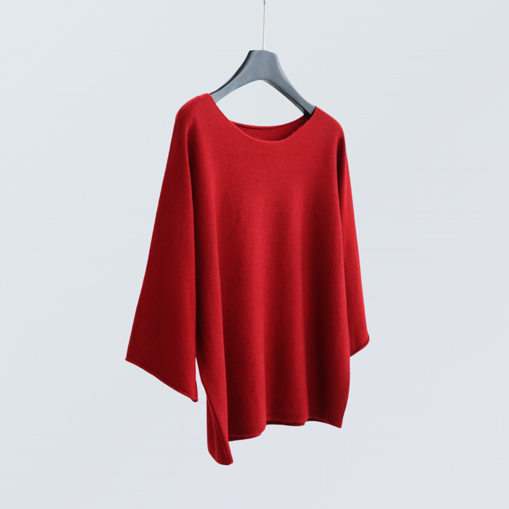 Wide-Sleeve Boat Neck Knit Top | 9 Colors