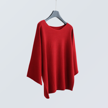Wide-Sleeve Boat Neck Knit Top | 9 Colors