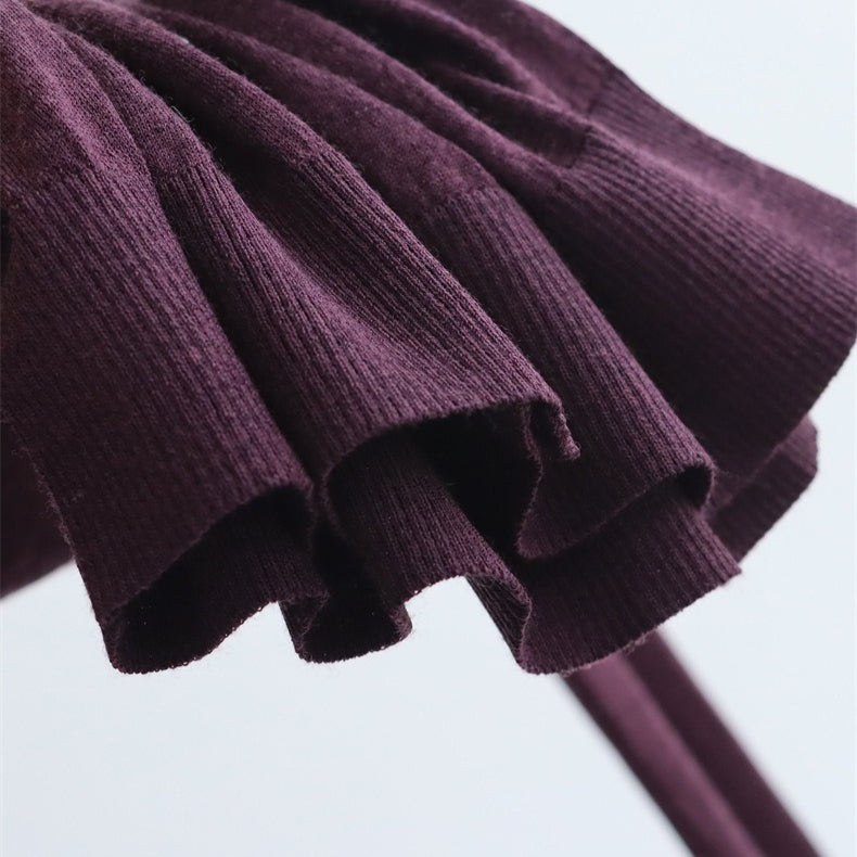 Pearl Chain Print Wool-Blend Cardigan| 4 Colors