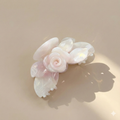 Acrylic Rose Hair Claw