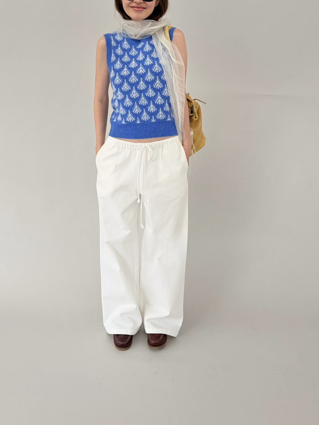 Ovina Sleeveless Knit Sweater Vest